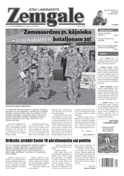 Laikraksts Zemgale paraugs